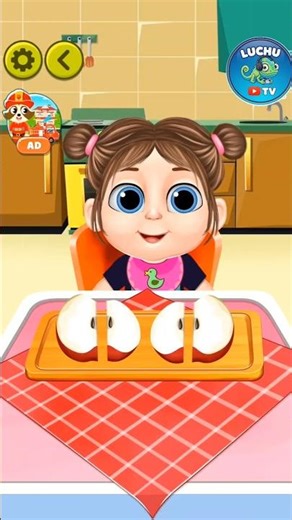 Cute Baby Eating Animation | Funny Baby Cartoon Short | Kids Learning Fun Video