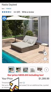 LUXURY OUTDOOR LOUNGING — WITHOUT THE LUXURY PRICE! ☀️Upgrade your backyard with the OVE Decors Nadia Wicker Chaise Lounge Chair | Buffalo - SALES