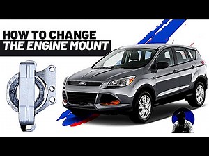 Ford Escape 2013: How to CHANGE the Engine mount? #Ford #FordEscape #HowTo #EngineMount