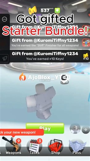 Getting starter bundle!🥶 #rivals #contentcreator