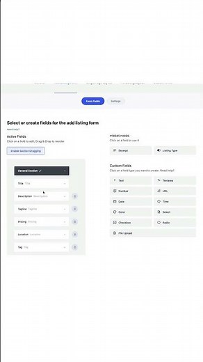 Add Listing Form Part 1 #directorylisting #shorts
