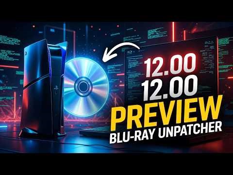 PS5 12.00 Jailbreak PREVIEW 🚨 Blu-Ray Unpatcher RELEASED!