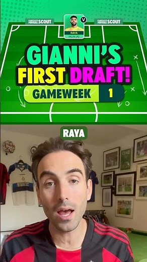 Gianni’s First Draft! FPL 2025/26