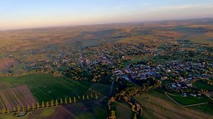 Flight over Boorowa NSW and country side at golden hour | Farmer from Down Under