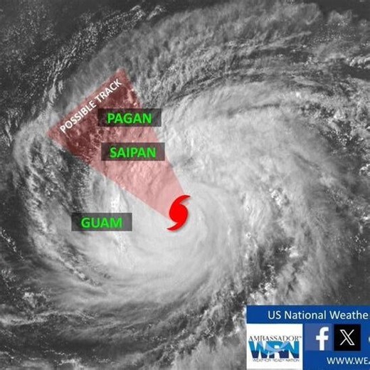 US territories brace for powerful super typhoon in western Pacific