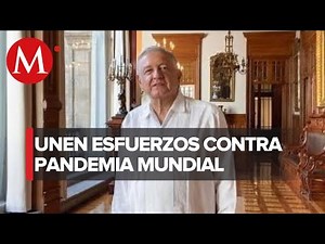 AMLO participa en cumbre virtual de líderes del G20 por Covid-19