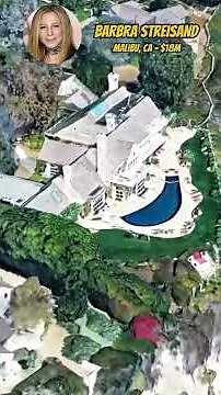 Inside Barbra Streisand's $18M Malibu Masterpiece #luxury #celebrity #mansion