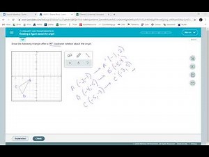 Rotating a figure about the origin