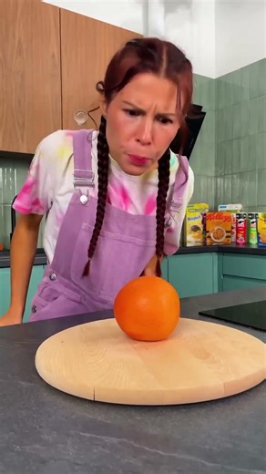 The Epic Showdown: Girl vs Evil Orange! 🍊⚔️