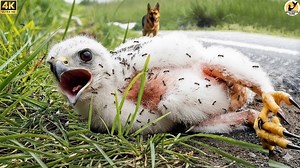 5.7K views · 151 reactions | A Dog Begs for Help to Save Albino Bald Eagle - Rescues a Baby Bald Eagle Caught on a Fence | Game Changer | Facebook