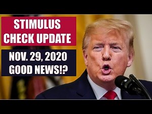 SECOND STIMULUS CHECK UPDATE | NOVEMBER 29 UPDATE FOR 2ND STIMULUS CHECK (STIMULUS PACKAGE)