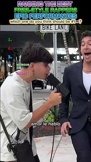 ranking the best freestyle rappers epic performances #shorts #viralshorts