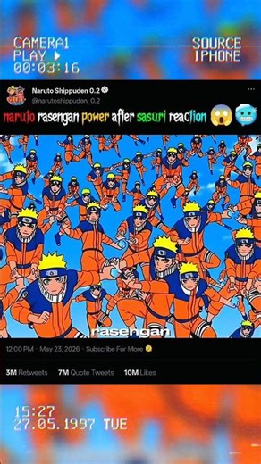 naruto rasengan power after sasuri reaction #kushina #minato #boruto #hinata #naruto #uzumaki