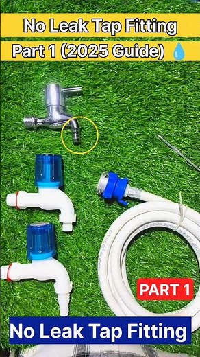 Washing Machine Tap Install Like a PRO (No Leak Secrets 2025) #stopleaks #noleak #diy #shorts
