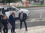 Rupert Murdoch arrives to court for succession trial with children