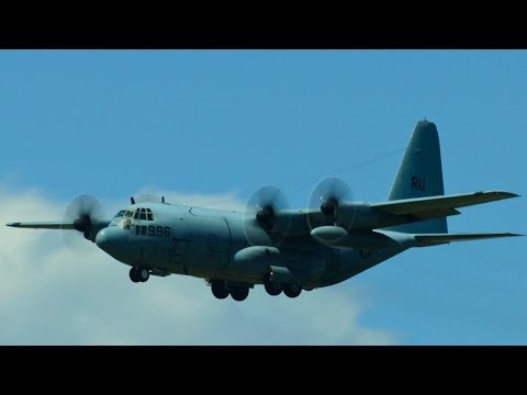 Lockheed C-130 Hercules in ACTION | Point Mugu Naval Air Station
