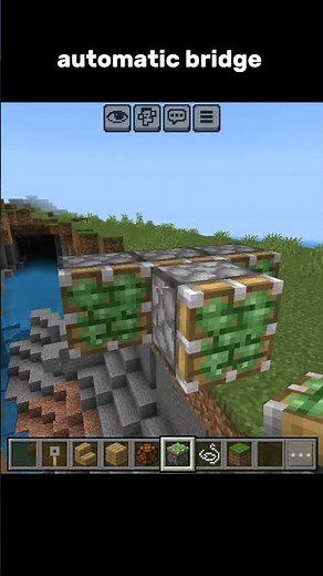 automatic bridge #minecraft