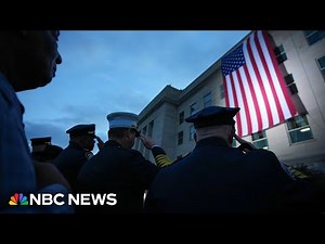 LIVE: Trump attends 9/11 remembrance event at the Pentagon | NBC News