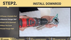 AUTELO Ceiling Fans with Lights - 52 Inch Ceiling Fans with Lights and Remote Control, Modern Crystal Ceiling Fan with 5 Reversible Blades in Nickel and Wooden Grey Finish for Living Room, F9327 ST