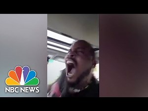 RAW: Police Tase Man, Smash Car Window | NBC News