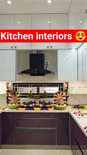 ఎప్పుడైనా చూశారా? 🥰 Clean & Modern Kitchen Look #shorts #trending #kitchen