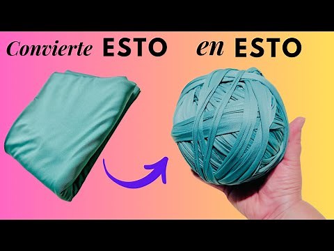 SECRETO REVELADO Trapillo para Principiantes como Cortarlo y Tejer Bolsas, Canastas y Alfombras! 😱