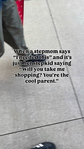 I mean… he made my day. 😎 As a stepmom it’s so hard to find where you fit. You’re trying not to overstep, don’t step on anyone’s toes…but you’re also wondering how you’re supposed to feel like you fit and like you’re part of the family. Where do I belong if all the roles are taken? For me, I’m the “cool” parent that knows where to shop… I also cook well, apparently. I’m also the only one he’ll talk to about girls. 😏 I encourage you to yourself. You’ll find where you’re an asset and where you c