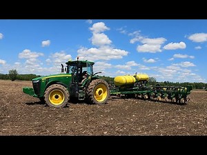 FJ Dynamics Steering system on a John Deere 8320R Planting Corn