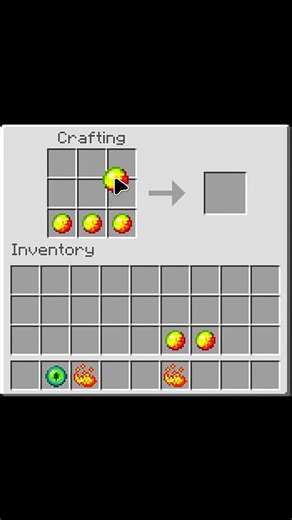 Minecraft craft a red eye #minecraft #mcpe #shorts