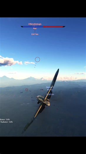 #warthunder #warthunderaviation #fyp #fypシ #warthundertiktok full length dogfight f8f vs bf 109 k4