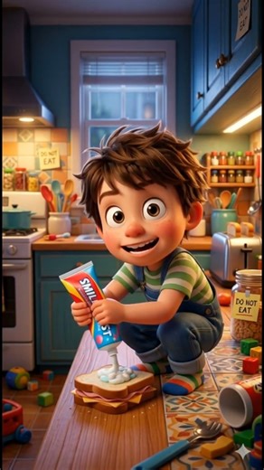 Naughty Toothpaste Prank Gone Wrong 😱😂 | Funny Cartoon Short#Tags#funnycartoon#prank#giggletoons