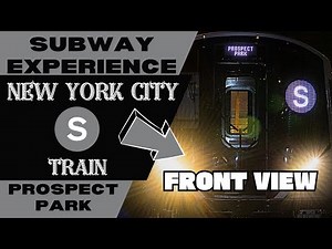 New York City Subway S Train (to Prospect Park) Front View
