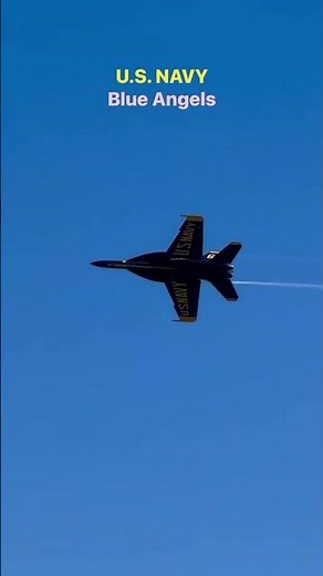 US Navy Blue Angels Super Hornet in Action! 🔥 #flynavy #fighterjet