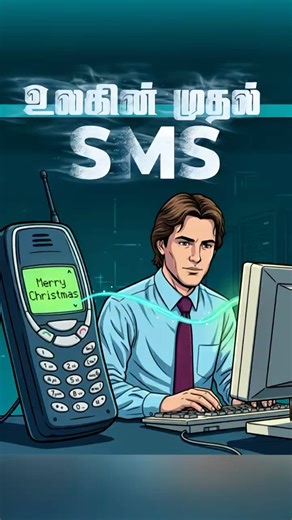 உலகின் முதல் SMS என்ன? 😲📩 #shorts