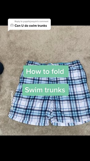 How to Fold Swim Trunks Easily | Beach Boy Folding Hacks