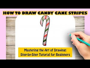 How to Draw Candy Cane Stripes #CandyCane