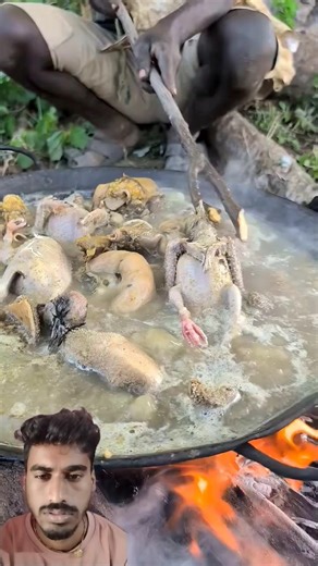 African Janjati Hunt Viral Jungle Cooking 原始部落 非洲狩猎 Amazing Survival Food Video Million Reach Fast