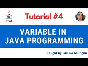 4. Variable in Java Programming