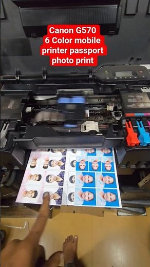 Canon G570 /6 Color Passport sizephoto printing glossy matt photo Papar Waterproof printing