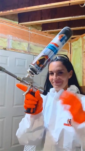 5.4K views · 13 reactions | Experience the satisfying sound of spray foam insulation creating an airtight seal. ✅ Expands to fill every gap, moisture-resistant, and long-lasting.  Lower energy bills, consistent indoor comfort, reduced noise, and greater home efficiency — all in one application. #insulation #HomeImprovement #beestusa #EnergySaver #sprayfoaminsulation #amazonfinds | Getbeest | Facebook