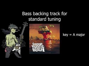 Feel Good Inc Bass Backing Track for Standard Tuning (EADG)