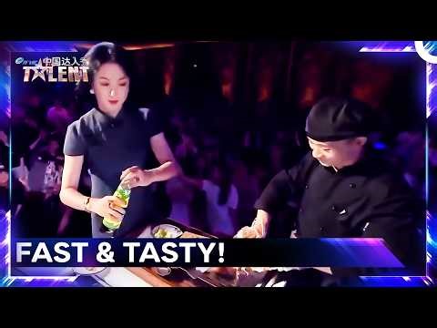 The Fastest Chef Alive? 🔪🔥 He Cooked Under Impossible Pressure! | 中国达人秀
