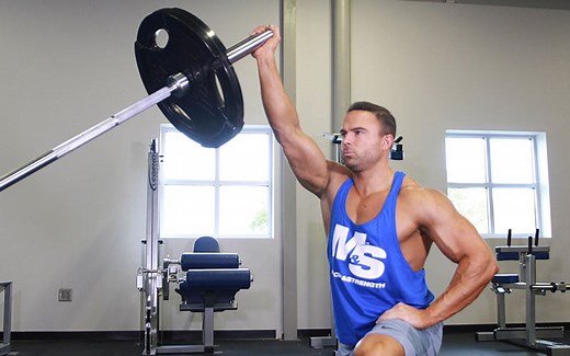 Half Kneeling Landmine Press