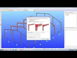 3D Steel Portal Frame in Consteel Part_1 - Full Tutorial