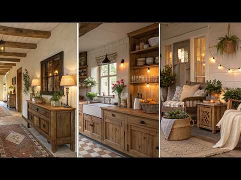 Cozy Small Country Farmhouse Decor Ideas for a Warm and Welcoming Home.