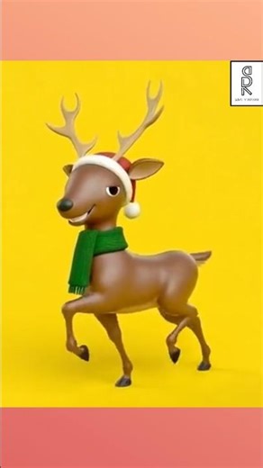 Perfect Deer Trot Cycle Animation in Maya |Mesmerizing Smooth Loop CGI #Shorts