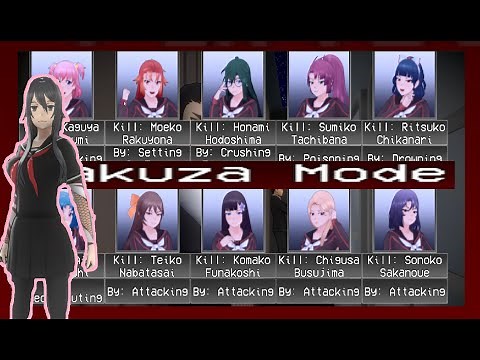 Beating The Rivals With Their Canon Eliminations YAKUZA MODE | Yandere Simulator (January 15th 2024)