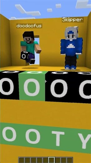 Can they guess the word?🤣🤣 #minecraft #shorts #minecraftmemes