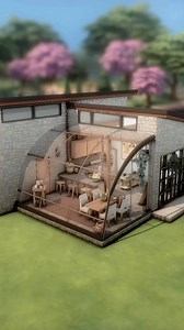 #eapartner This glass roof idea completely changes how roofs can be used in The Sims 4. Instead of being just the top of a build, the roof becomes a visible design feature that adds structure, depth, and a modern architectural look. In this Reel, I’m showing how to create a glass roof using only Build Mode tools. The technique works over interior spaces and can be used in many different ways — from dining areas to open-plan rooms — while keeping the build clean and intentional. This glass roof i