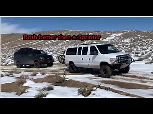 Lifted Chevrolet Express Vs Ford Econoline | 2wd van lift kit off-road | Both better then a Sprinter